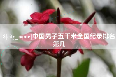 邹平中国男子五千米全国纪录排名第几
