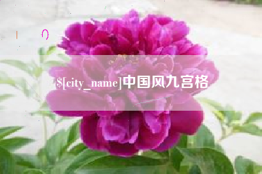 邹平中国风九宫格