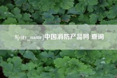 邹平中国消防产品网 查询