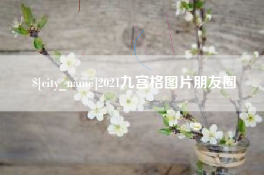 邹平2021九宫格图片朋友圈
