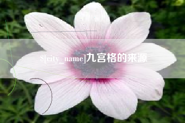 邹平九宫格的来源