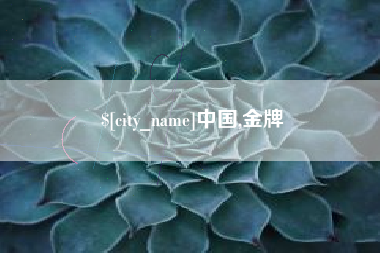 邹平中国,金牌