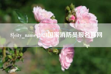 邹平2021国家消防员报名官网