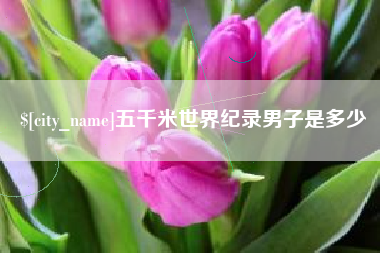 邹平五千米世界纪录男子是多少