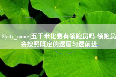 邹平五千米比赛有领跑员吗-领跑员会按照既定的速度匀速前进