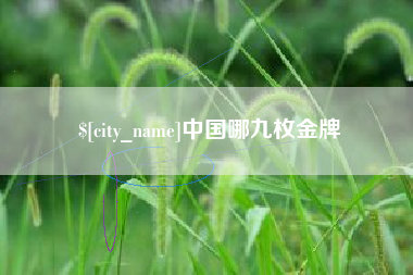 邹平中国哪九枚金牌