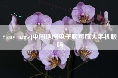 邹平中国地图电子版可放大手机版吗