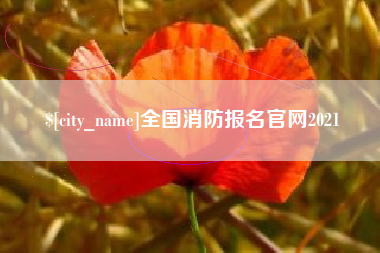 邹平全国消防报名官网2021